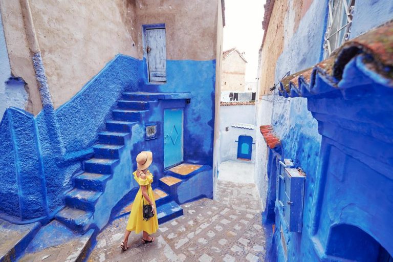 10 days Morocco itinerary map – from Fes to Sahara Desert, Marrakech, Essaouira, Chefchaouen, and Tangie